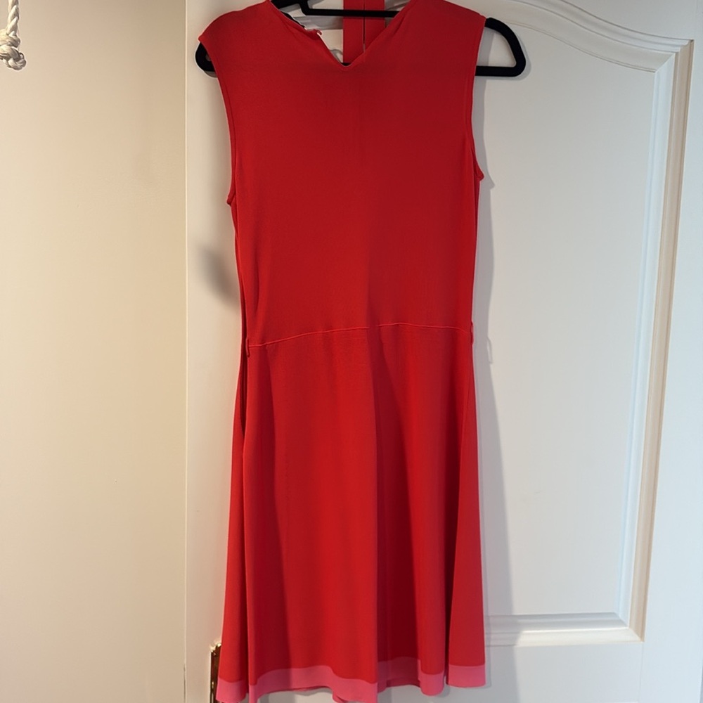 Dior Red Sleeveless Halter Mini Dress - Picture 3 of 4